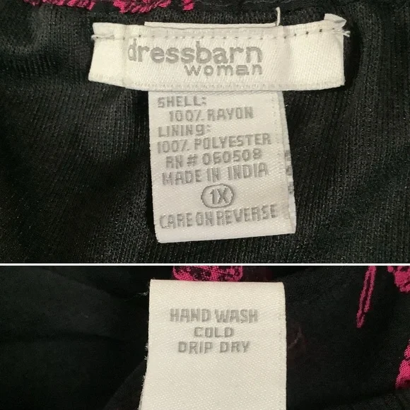 VINTAGE Mesh Y2K Skirt Handkerchief Hem Fairy Grunge Whimsigoth Black Pink 1X - Picture 8 of 11